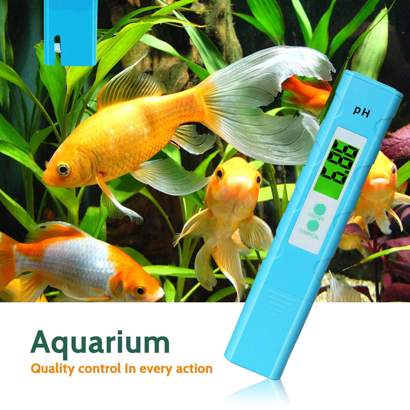 ph Tester Digital, Ph Meter for Water Hydroponic Aquarium Laboratory (Blue) blue - LeoForward Australia