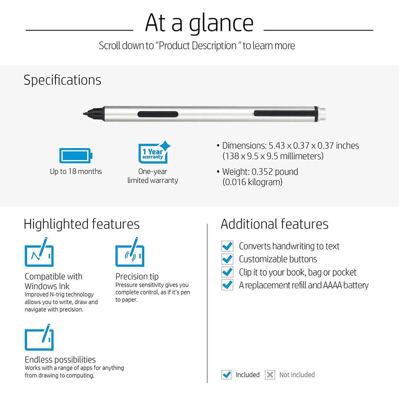 Pen for Microsoft Surface Go 2 10.5 Touchscreen Latest Model Work with Microsoft Surface Laptop – Platinum - LeoForward Australia