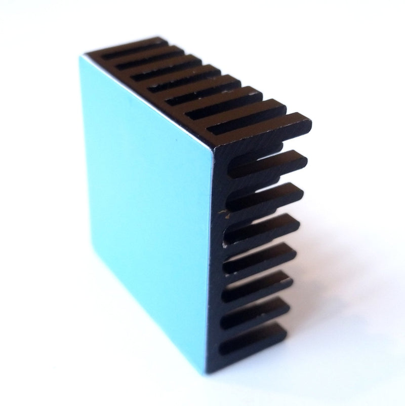 Easycargo 10pcs 25mm Heatsink Kit 25x25x10mm + 3M 8810 Thermal Conductive Adhesive Tape, Cooler Aluminum Heat Sink for Cooling Raspberry Pi 4 GPU IC Chips LED (25mmx25mmx10mm) - LeoForward Australia