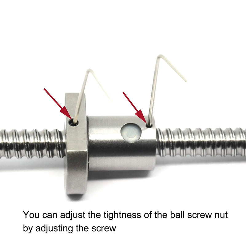  [AUSTRALIA] - Befenybay Ball Screw SFU1204 (Diameter 12mm Pitch 4mm) Length 250mm with Metal Nut for CNC Machine Parts