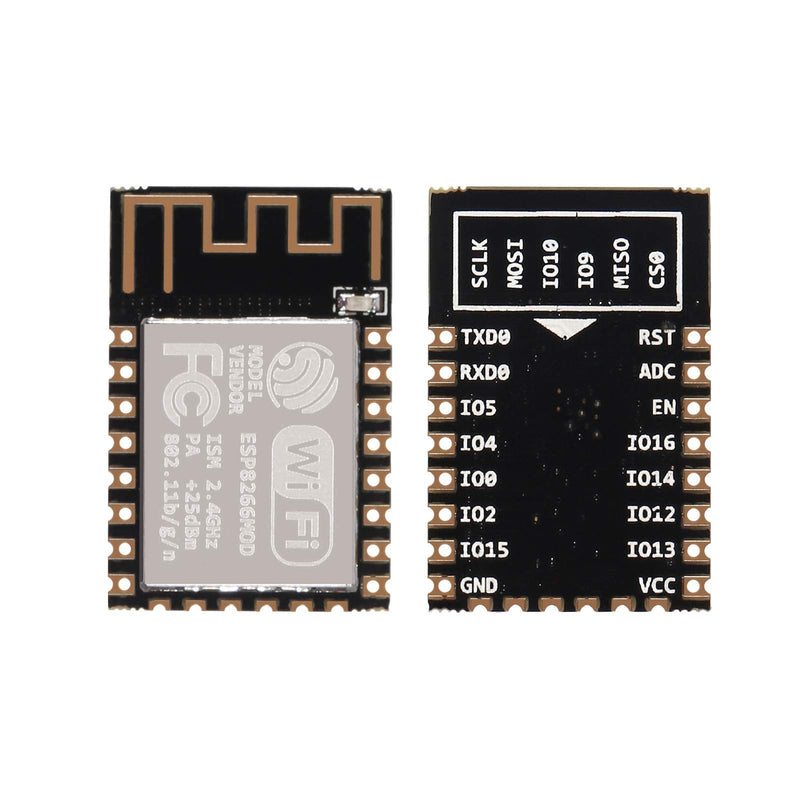  [AUSTRALIA] - Dorhea 4Pcs ESP8266 ESP-12F WiFi Serial Module Microcontroller 802.11N Development Board Wireless Transceiver Remote Port Network Module for NodeMCU MicroPython