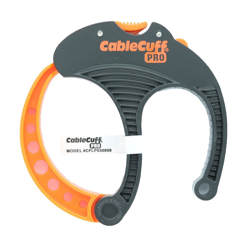  [AUSTRALIA] - Cable Cuff PRO (4 Pack: 4x Large 3 Inch Diameter) Adjustable, Reusable, Cable Tie Replacements for Extension Cords or Electronics Pack 1