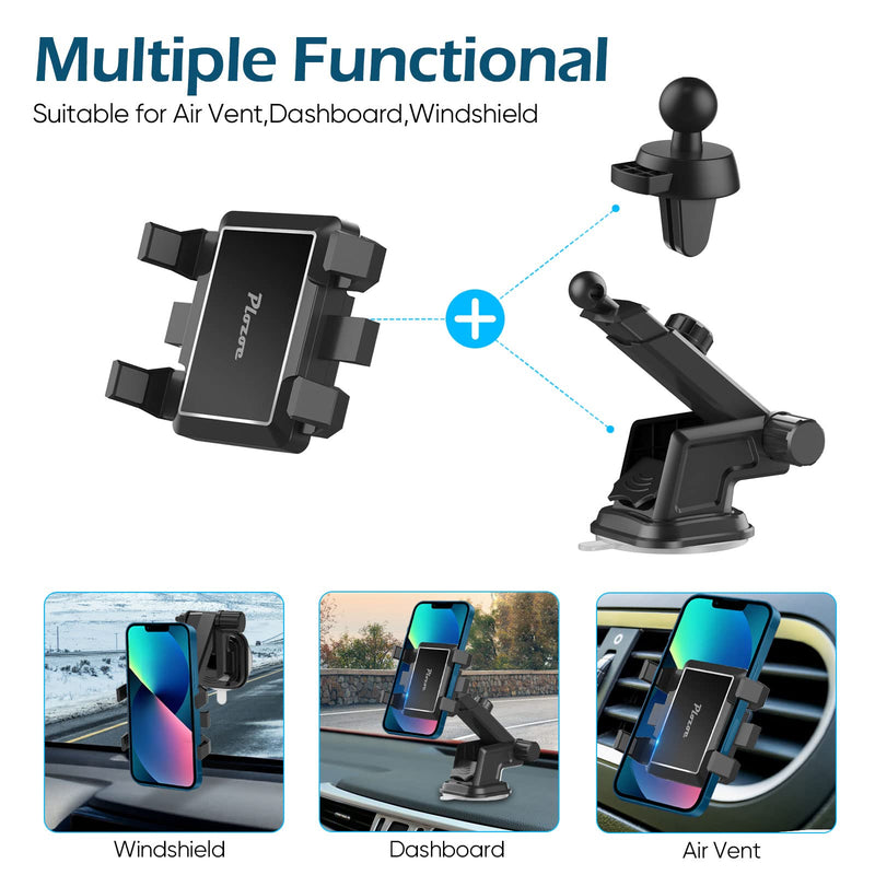  [AUSTRALIA] - Car Phone Holder Mount,2022 Upgrade Cell Phone Holder for Car,Hands Free Phone Holder Car,Universal Phone Holder for Car Dashboard Windshield Air Vent Car Mount Compatible with All Mobile Phones