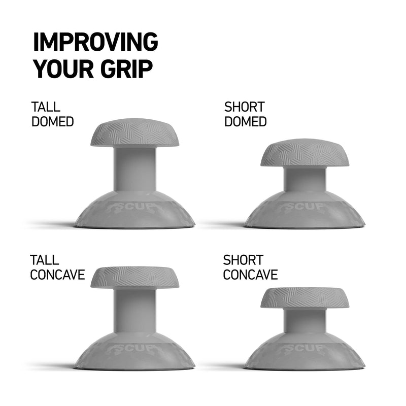  [AUSTRALIA] - SCUF Instinct Interchangeable Thumbsticks Light Gray 4 Pack, Replacement Joysticks Only for SCUF Instinct Pro Performance Xbox Series X|S Controller - Xbox Series X; Thumbstick