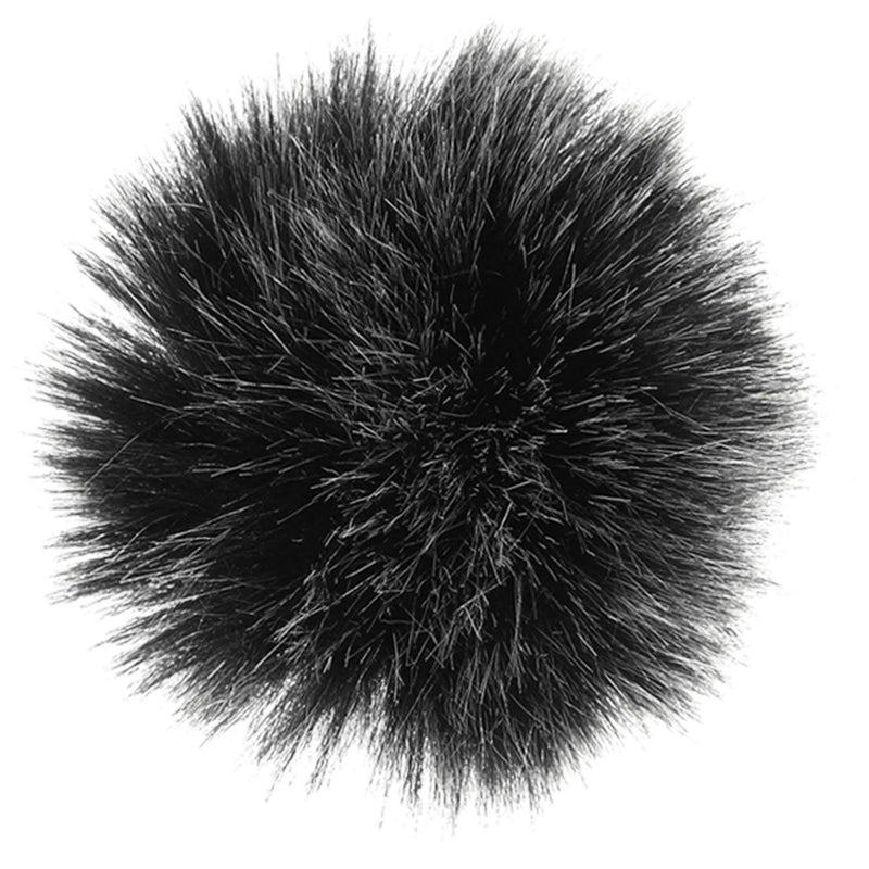  [AUSTRALIA] - Onwon Outdoor Microphone Furry Windscreen Muff for Most Lavalier Microphones Lapel Headset Microphone Cover (2 Pack) 2 Pack