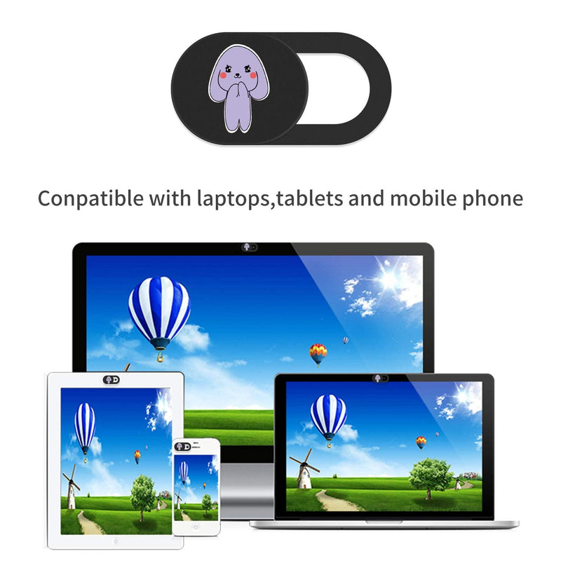  [AUSTRALIA] - 3 Pack Pink Webcam Cover Camera Privacy Security for iPhone,Laptop,Desktop,PC,MacBook Pro, iMac, Mac Mini, Computer and Smartphones (Beg Hug Bunny) Beg Hug Bunny