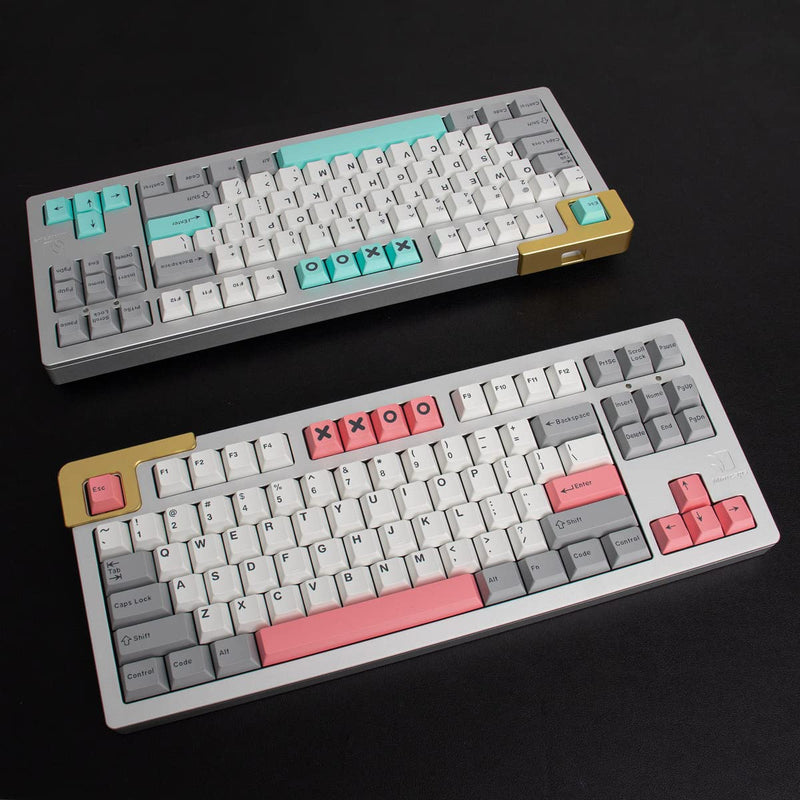  [AUSTRALIA] - 188 Keys Double Shot Keycaps Cherry Profile Modern Dolch Light Keycaps Fit for 60% 65% 95% Cherry Mx Switches Mechanical Keyboard