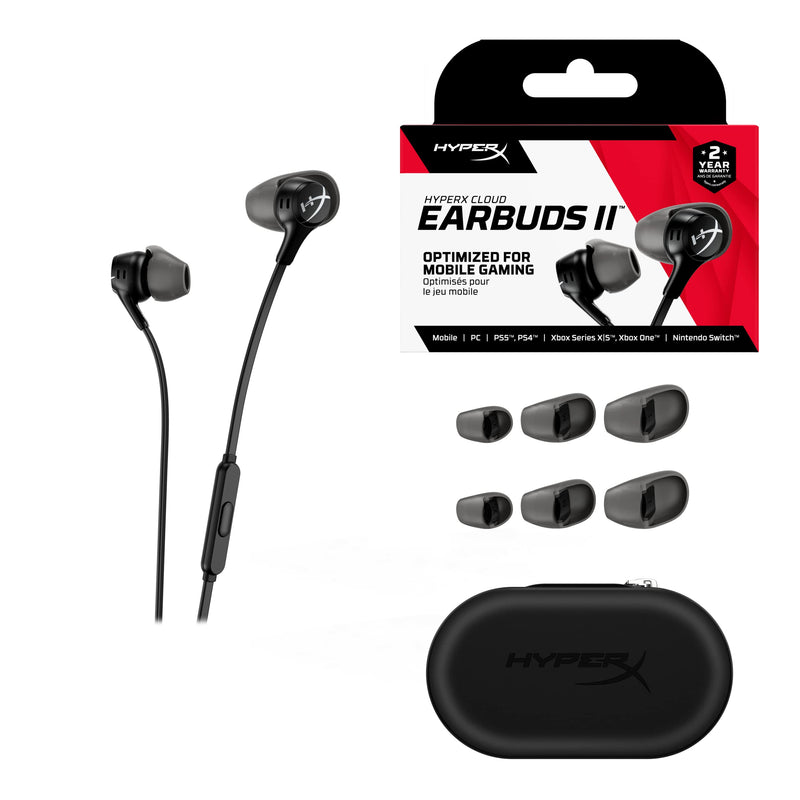  [AUSTRALIA] - HyperX Cloud Earbuds 2 - Black