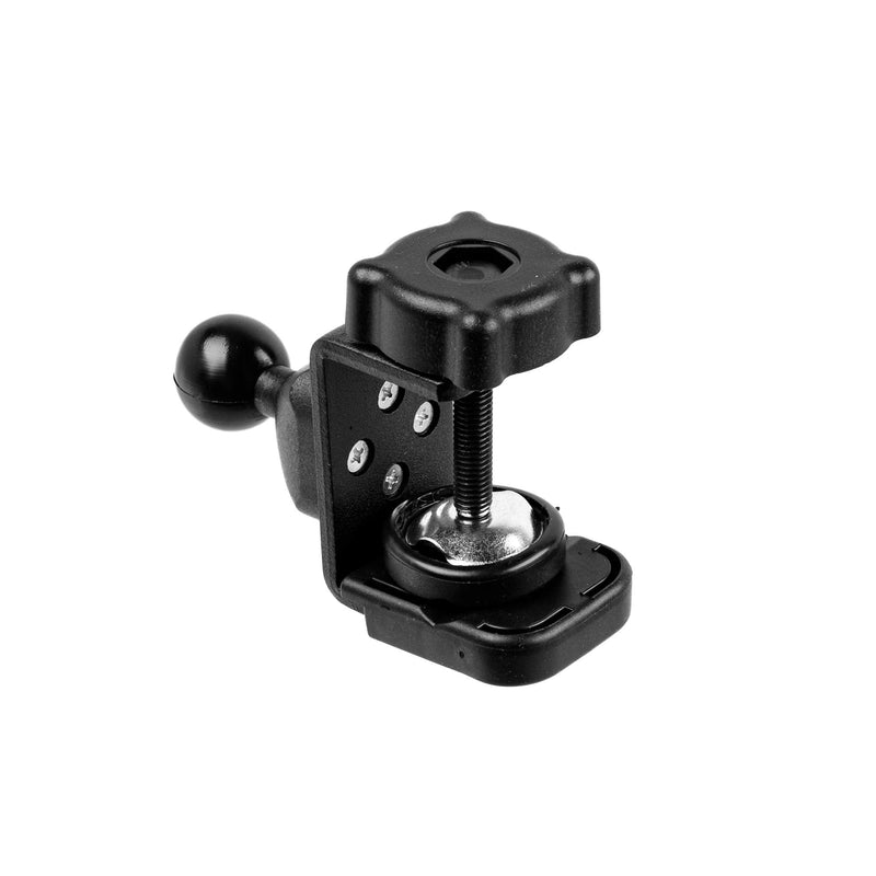  [AUSTRALIA] - Aluminum clamp with 1" Rubberized Ball. Compatible with RAM and 1" Ball Systems from Arkon, iBolt and More. Tackform Enterprise Series. For tabletops up to 1.6" thick