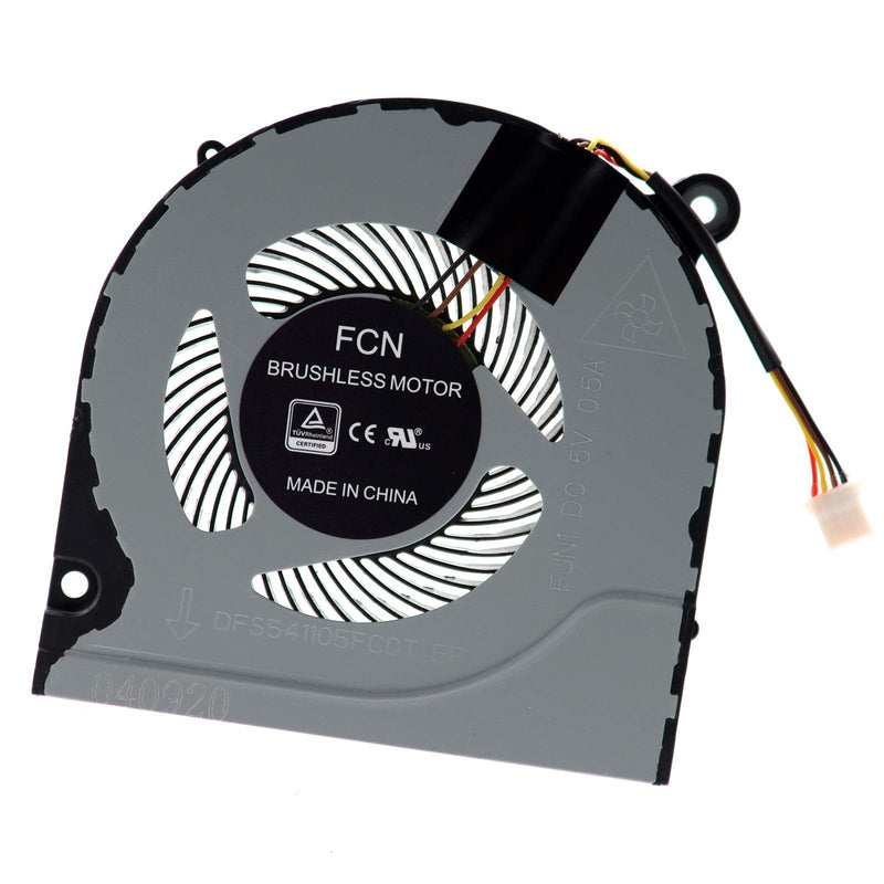  [AUSTRALIA] - Deal4GO GPU CPU Cooling Fan Replacement (NO Cover) for Acer Nitro 5 AN515 AN515-51 AN515-52 AN515-53 AN515-41 AN515-42 A314-31 G3-571 DFS541105FC0T 0GWMFV