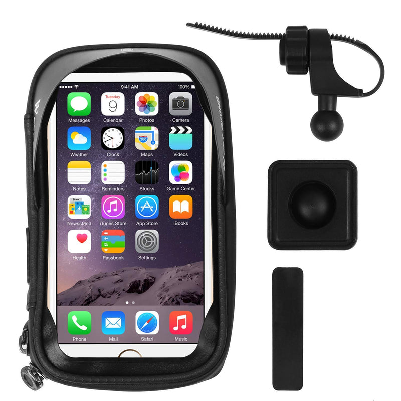  [AUSTRALIA] - Waterproof Bike Bag Bicycle Cellphone Mount Holder Case for iPhone 14 Pro, Samsung Galaxy S22 Plus, S21 Fe S20 Fe 5G S22 S21 S20 A22 A32 A51 A10S A20 A50 S10 Plus, Pixel 7, 6, Moto 2020 G Power Stylus