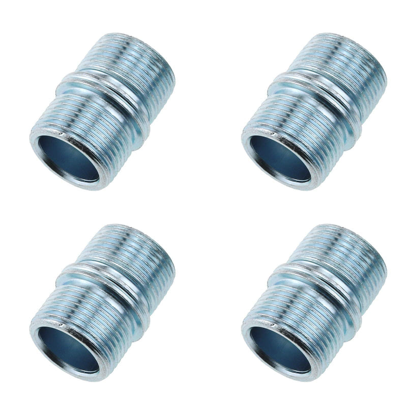  [AUSTRALIA] - E-outstanding Metal Rack Connector 4pcs 1Inch/25.4mm Wire Rack Shelve Unit Pole Connector Storage Shelf Shelving Holder Connection Nuts Replacement Parts (ID: 16mm, OD: 23mm)