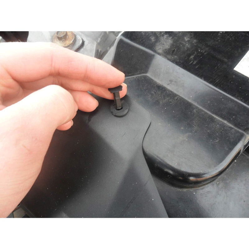  [AUSTRALIA] - GOOACC Nylon Bumper Fastener Rivet Clips Car Door Clip Panel Audio Video Dashboard Dismantle Kits Installer Pry Tool (40PCS Fastener Rivet Clips)