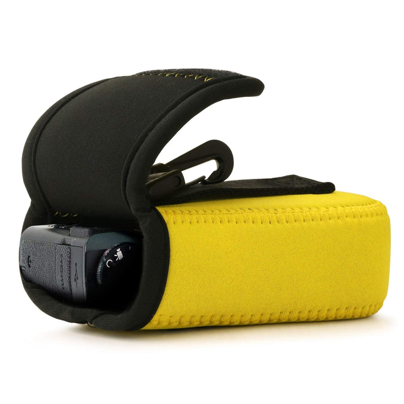  [AUSTRALIA] - MegaGear MG1841 Ultra Light Neoprene Camera Case Compatible with Olympus Tough TG-6, TG-5, TG-870, TG-4, TG-860 - Yellow