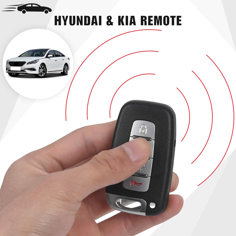 Key Fob Fit for Hyundai Sonata Azera 2011-2014/ Equus 2012-2013/ Genesis 2009-2014 Flip Remote Compatible with Kia Optima 2011-2013/ Soul 2011-2013 Smart Fob 315 MHz (SY5HMFNA04) 2015 Sonata Hybird - LeoForward Australia