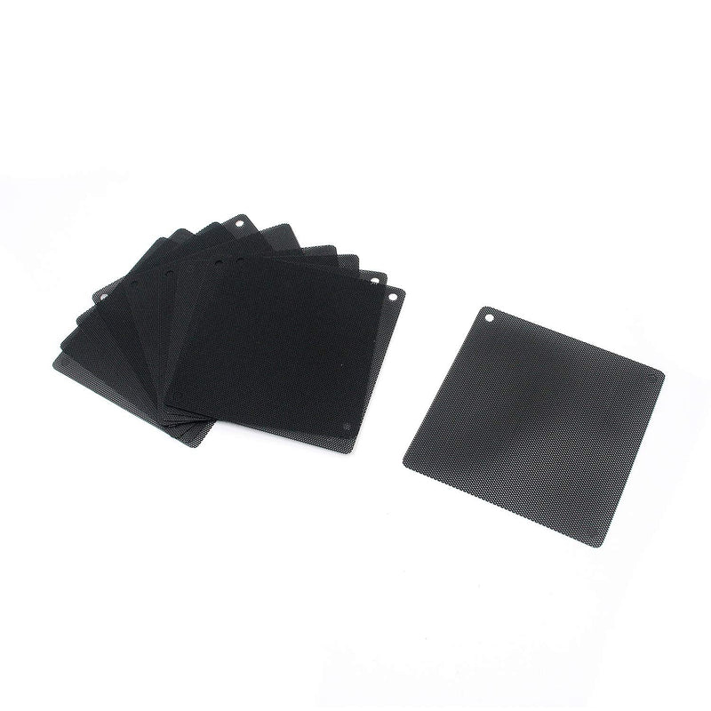  [AUSTRALIA] - Geesatis 10 PCS PC Case Fan Dustproof Filter Net Computer Dust Filter Mesh Cooler Dust Proof Cover(Black) 4.7 Inch/ 120 mm