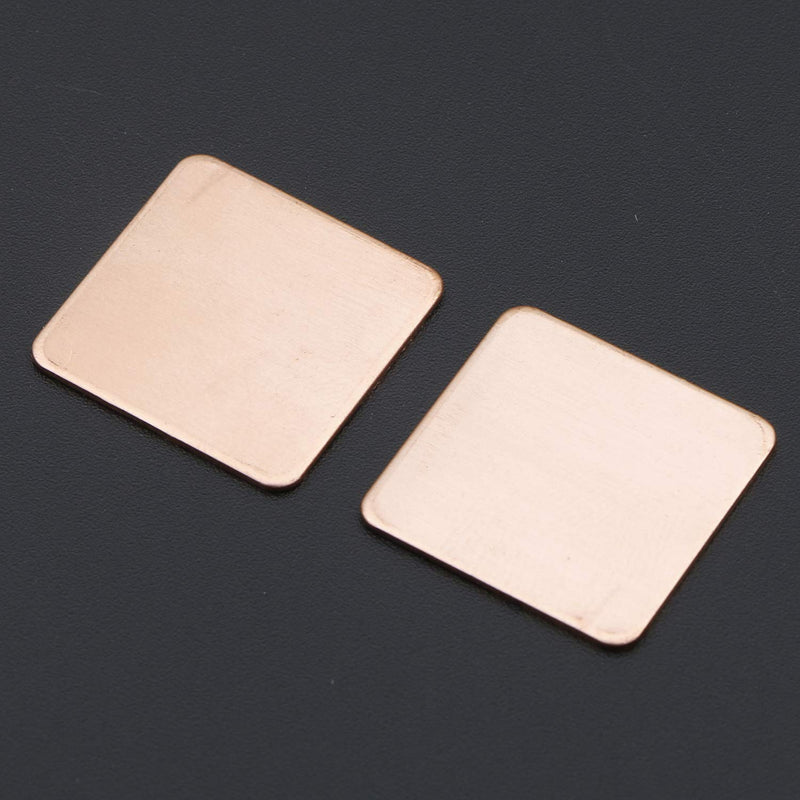 JIUWU IC Chipset GPU CPU Thermal Heatsink Copper Pad Shim Size 20 x 20 x 0.8mm Pack of 20 20mm x 20mm x 0.8mm - LeoForward Australia