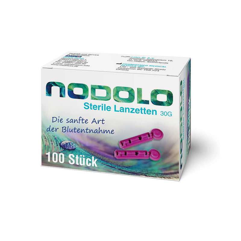  [AUSTRALIA] - Nodolo 30 G ultra fine sterile lancets, 100 pieces