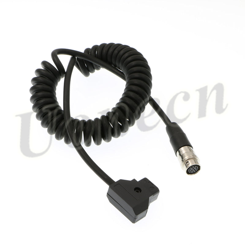  [AUSTRALIA] - Uonecn for ANTON BAUER D-Tap to Hirose 12 Pin Female Power Cable for 1/3" 1/2" 2/3" for Fujinon for Nikon for Canon Angenieux Lens