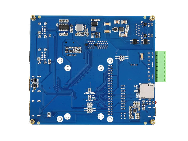  [AUSTRALIA] - Compute Module 4 IO Board B with PoE Feature for All Raspberry Pi Compute Module 4,Integrates 802.3af-Compliant PoE Circuit,4X USB2.0,2X MIPI DSI Display/CSI-2 Camera Connectors,1x40PIN GPIO