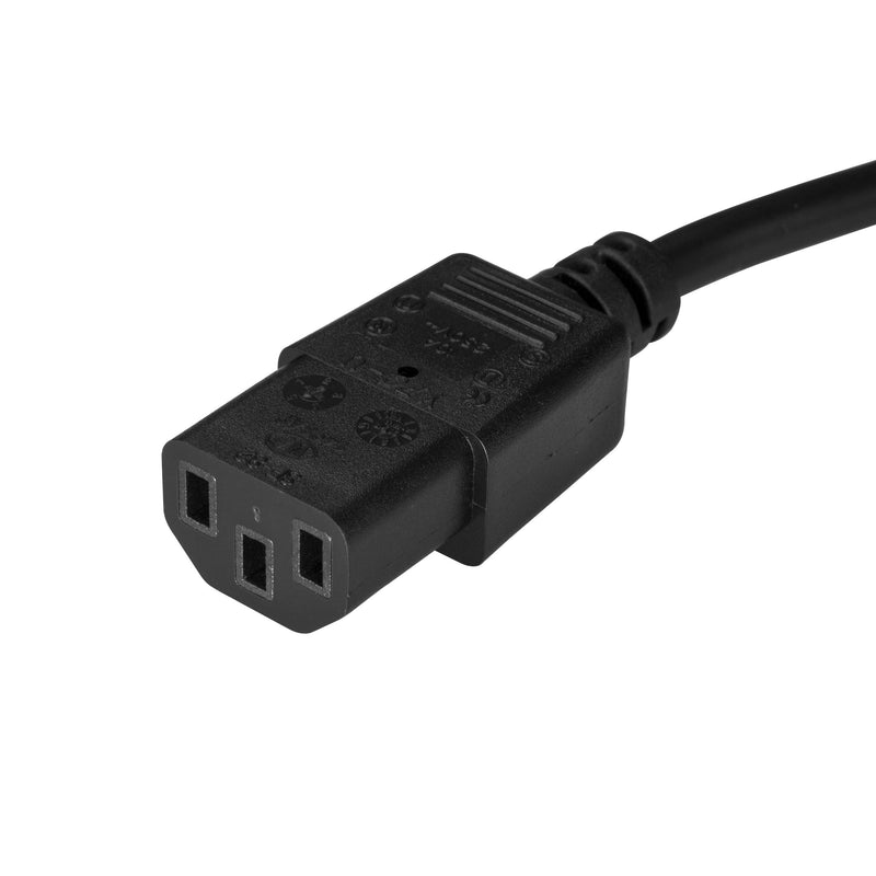 StarTech.com Hospital Grade Power Cord - 6 ft / 2m - NEMA 5 15P to C13 - Power Supply Cord - Monitor Power Cable, Black 6 ft/2 m - LeoForward Australia