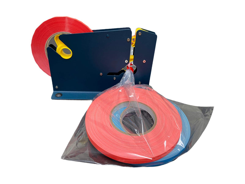  [AUSTRALIA] - T.R.U. UPVC-24BS Red Poly Bag Sealing Tape: 3/8 in. x 180 yds. (Pack of 1) 3/8 in. (Pack of 1)