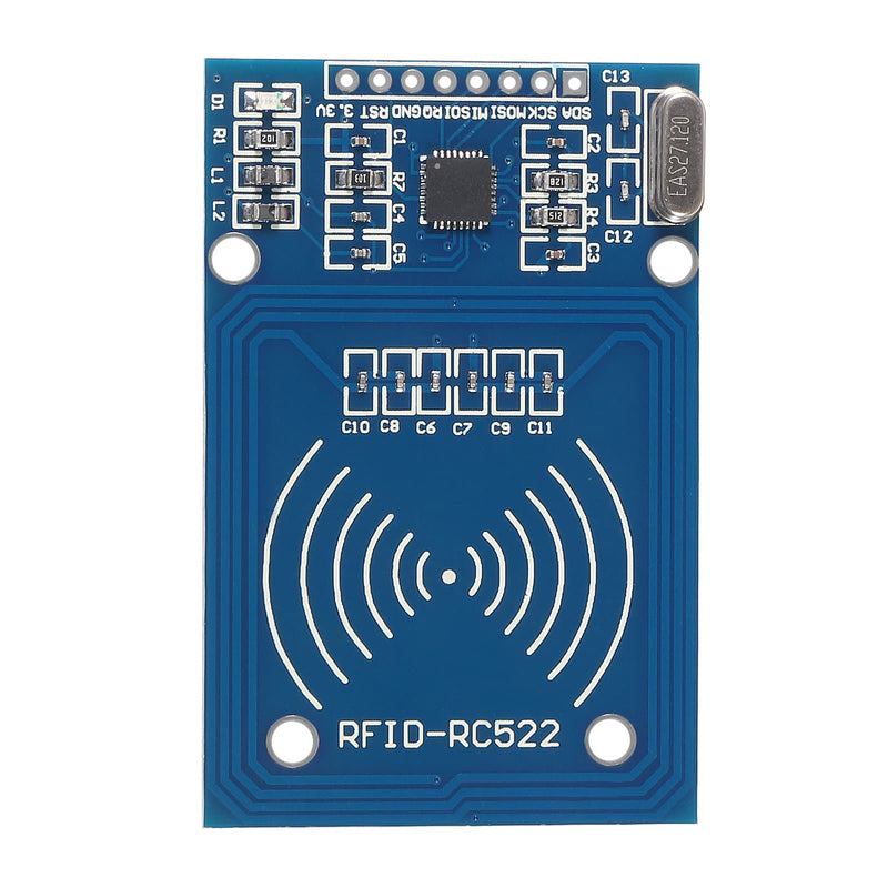  [AUSTRALIA] - Alinan 6pcs RFID Kit Radio Frequency IC Card Induction Sensor Module MFRC-522 with S50 Blank Card and Key Ring for Arduino Raspberry Pi