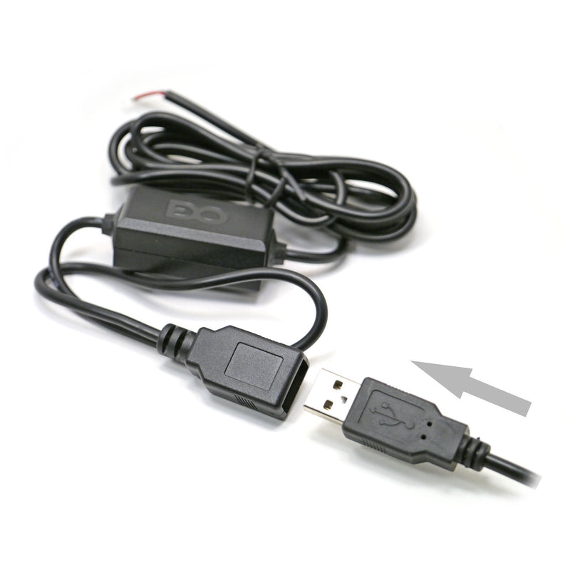  [AUSTRALIA] - EDOTech Ultra Compact USB Direct Hardwire Adapter Kit for GPS SiriusXM Radio Dash Cam