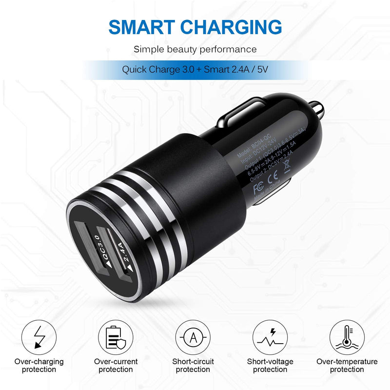 [AUSTRALIA] - USB C Fast Charger for Samsung Galaxy S23/S22/S21/S21 Ultra/S21+/S20 FE Note 20 Ultra A13 A53 A12 A32 A42 A21 A51 A71 A10E A20 A50 S10 S9 S8,Quick Charge 3.0 Wall Charger Car Adapter+6FT Type C Cable
