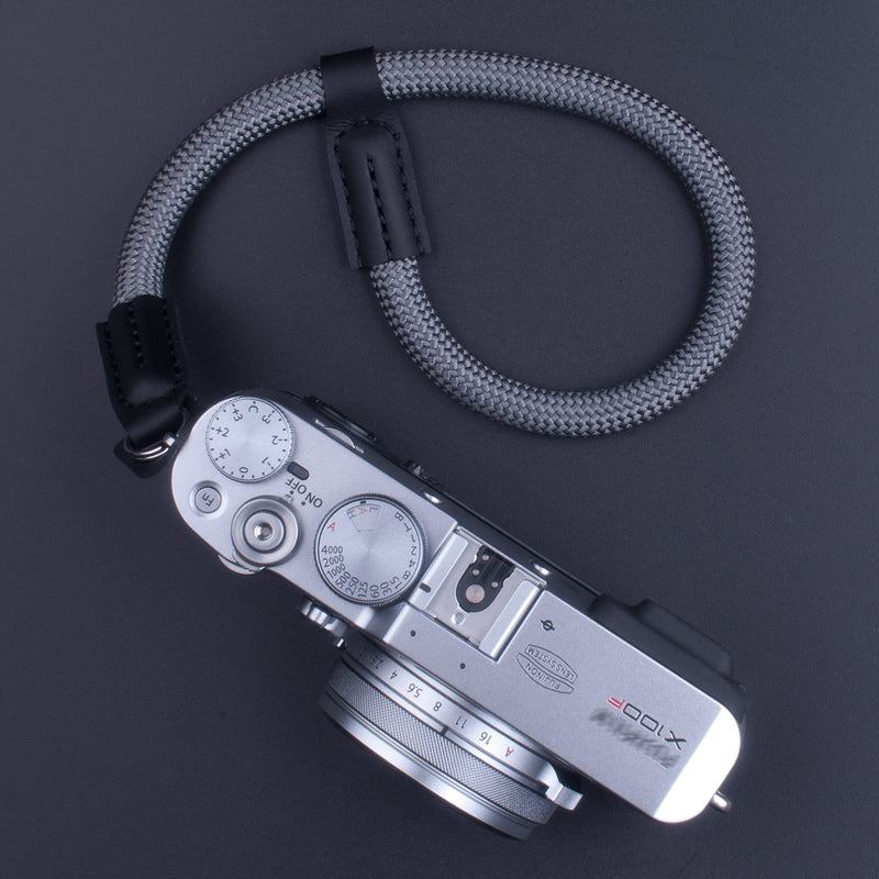  [AUSTRALIA] - VKO Camera Lanyard,Camera Wrist Strap,Rope Camera Strap Wrist for DSLR SLR Mirrorless Cameras Hand Strap Grey