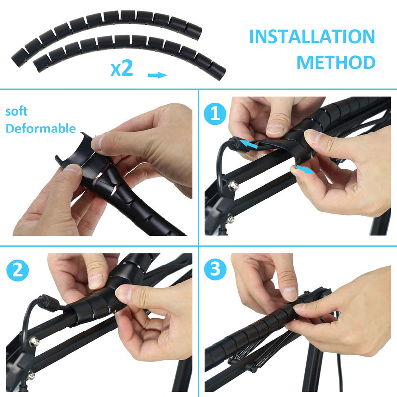  [AUSTRALIA] - K678 Microphone Stand with Foam Windscreen - Mic Suspension Boom Scissor Arm Stand with Pop Filter, Cable Sleeve Compatible with Fifine K678 Mic by YOUSHARES