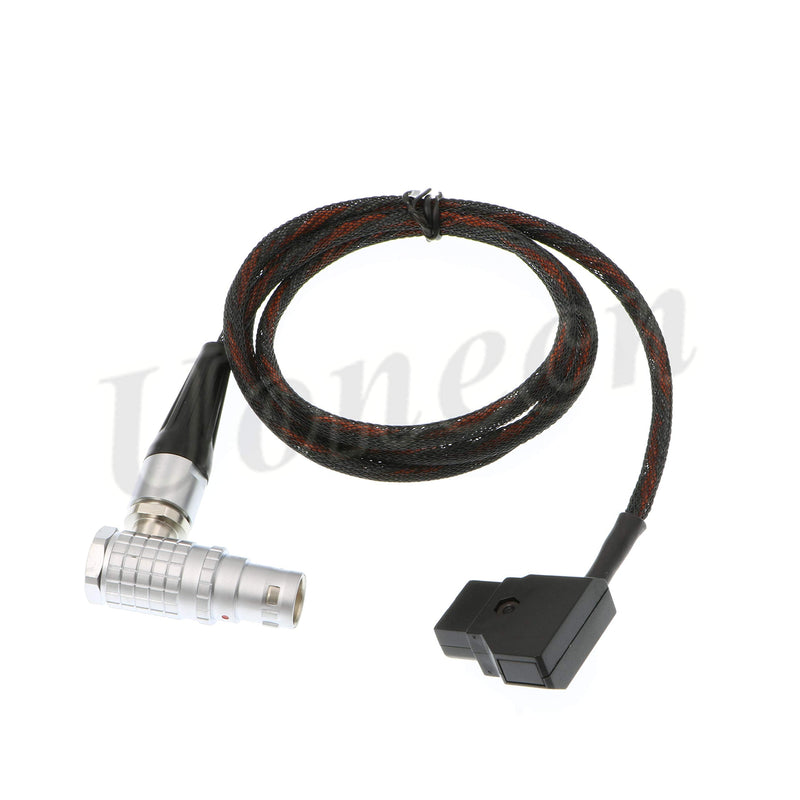  [AUSTRALIA] - Uonecn Right Angle 8 Pin Female to D-tap Flexible Power Cable for Arri Alexa Mini Camera