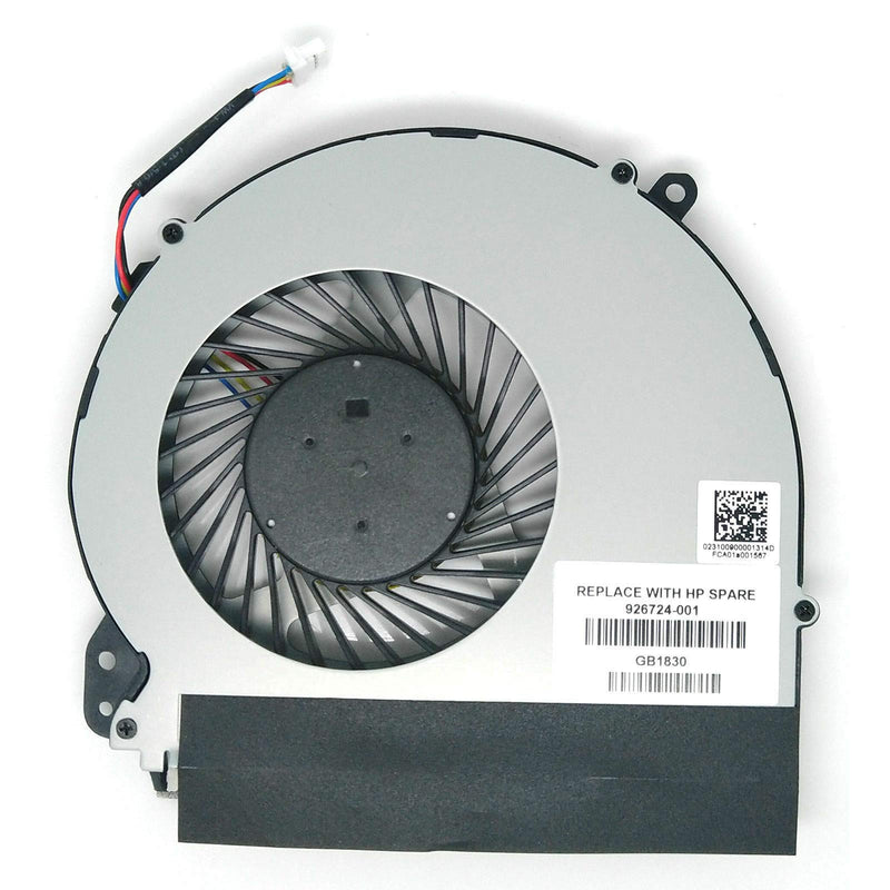  [AUSTRALIA] - DBParts CPU Cooling Fan for HP 17-Y010NR 17-Y012NR 17-Y018CA 17-Y020CA 17-Y020WM 17-Y030CA 17-Y031NR 17-Y088CL, P/N: 856682-001 856681-001 926724-001