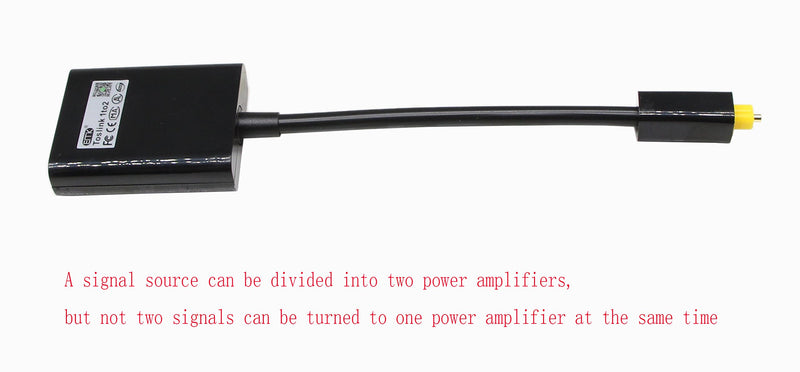 QiCheng&LYS Toslink Digital Optical Splitter 2 Select 1 Audio Adapter Cable-Black(Adapter) - LeoForward Australia
