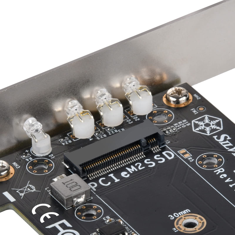  [AUSTRALIA] - SilverStone Technology ECM27 Triple Slot (1 x NVMe & 2 x SATA) M.2 SSD to PCIe x4 Adapter Card, SST-ECM27