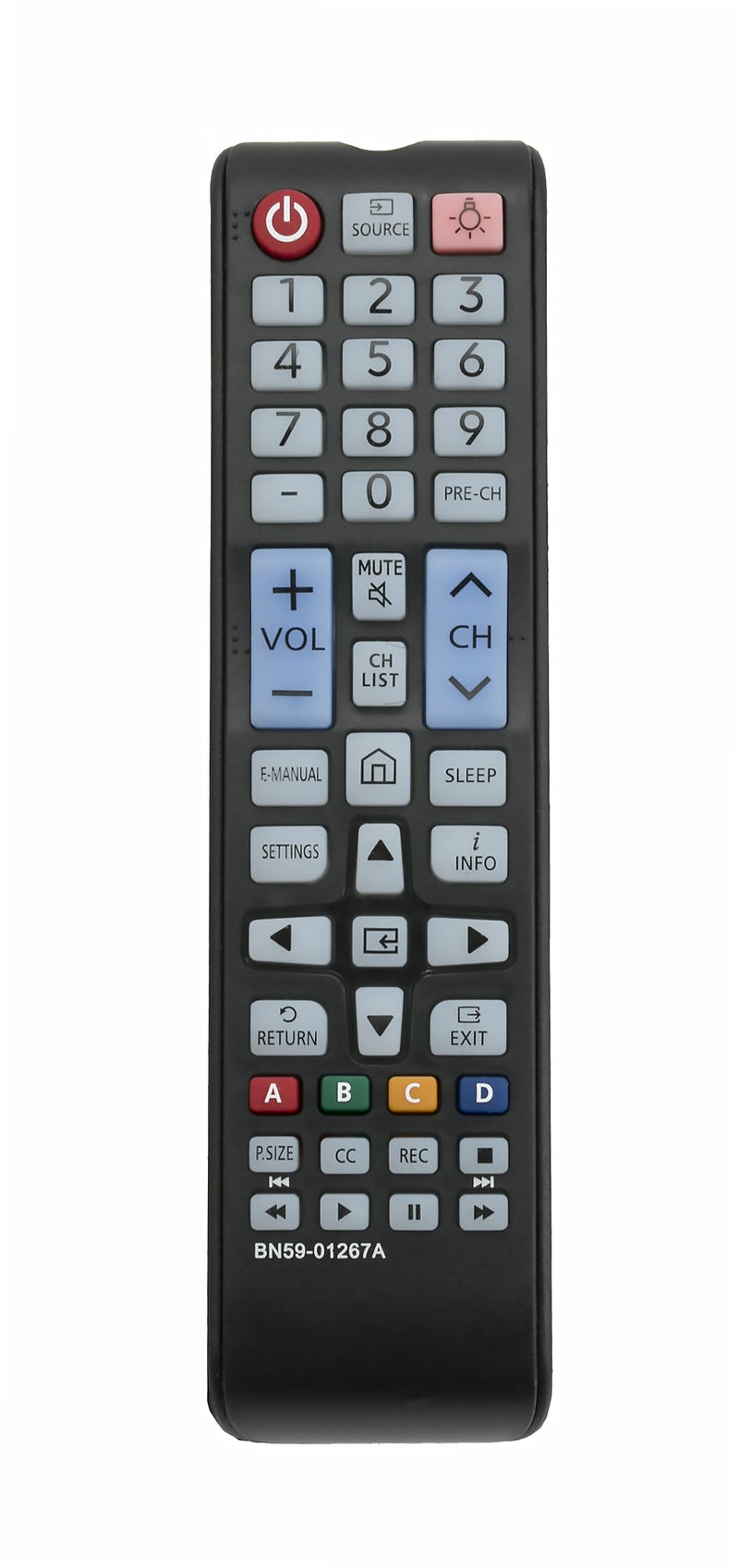 New BN59-01267A Replaced Remote Control for Samsung HDTV UN40M530DAFXZA UN43MU6290FXZA UN49M530DAFXZA LN32C450E1V UN32M530DAFXZA UN49MU6290FXZA UN55MU6290FXZA UN65MU6290FXZA - LeoForward Australia