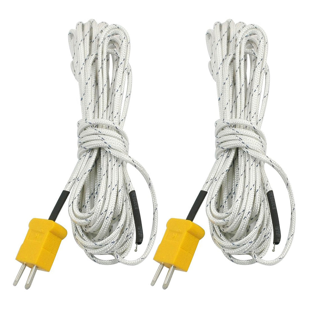  [AUSTRALIA] - sourcing map 2pcs. K Type 0-400C Metal Thermocouple Probe Sensor 5 Meters