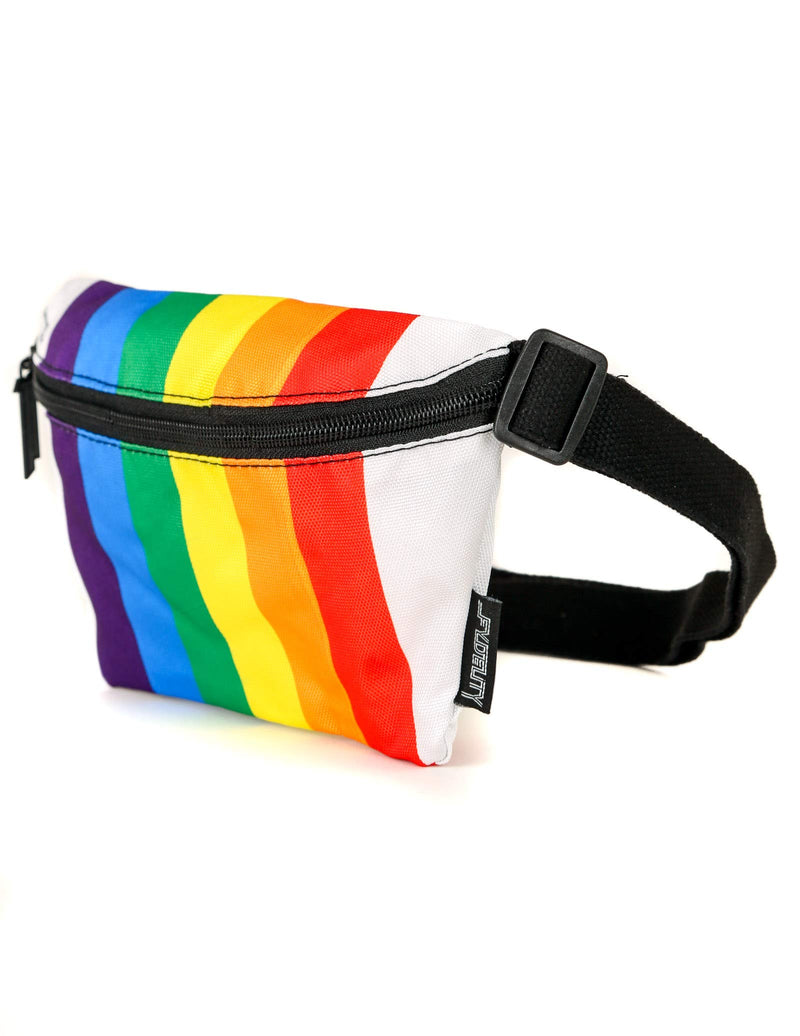 FYDELITY-Fanny Pack|Women|Crossbody Sling Belt Bag Waist Packs|RAINBOW STRIPE - LeoForward Australia