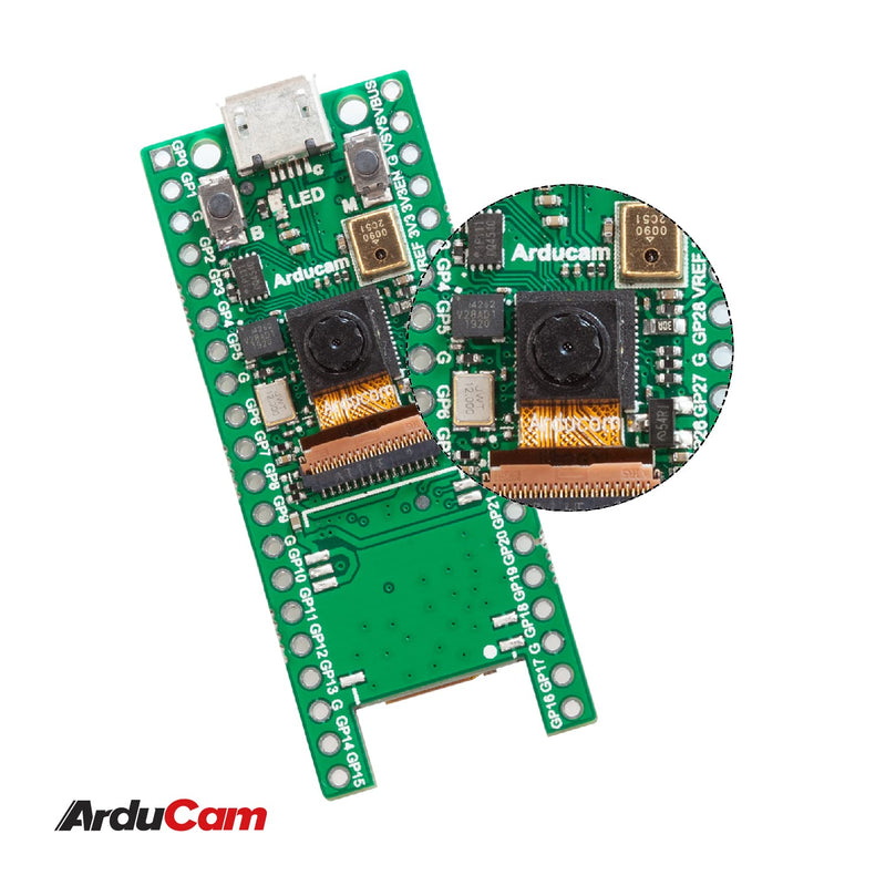  [AUSTRALIA] - Arducam Pico4ML TinyML Dev Kit, RP2040 Board w, HM01B0 Camera, LCD Screen, Onboard Audio, Reset Button & More