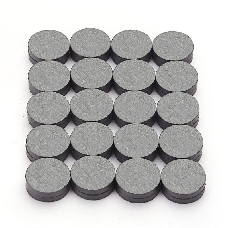 Ceramic Industrial Magnets - 0.709 Inch (18mm) Round Disc Ceramic Magnets - Flat Circle Magnets for Crafts, Science & DIY - Ferrite Small Magnets Perfect for Refrigerator, Whiteboard, Fridge - 80 PCs - LeoForward Australia