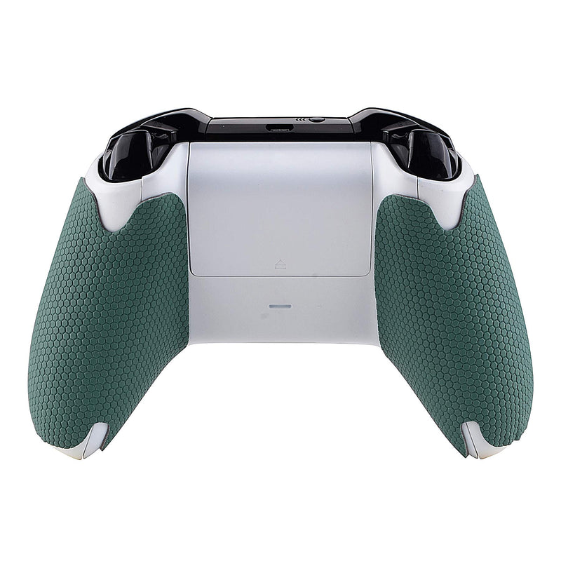 eXtremeRate Pine Green Anti-Skid Sweat-Absorbent Controller Grip for Xbox One S/X, Xbox One Controller, Professional Textured Soft Rubber Pads Handle Grips for Xbox One Xbox One S/X Controller Honeycomb Textured-Pine Green - LeoForward Australia