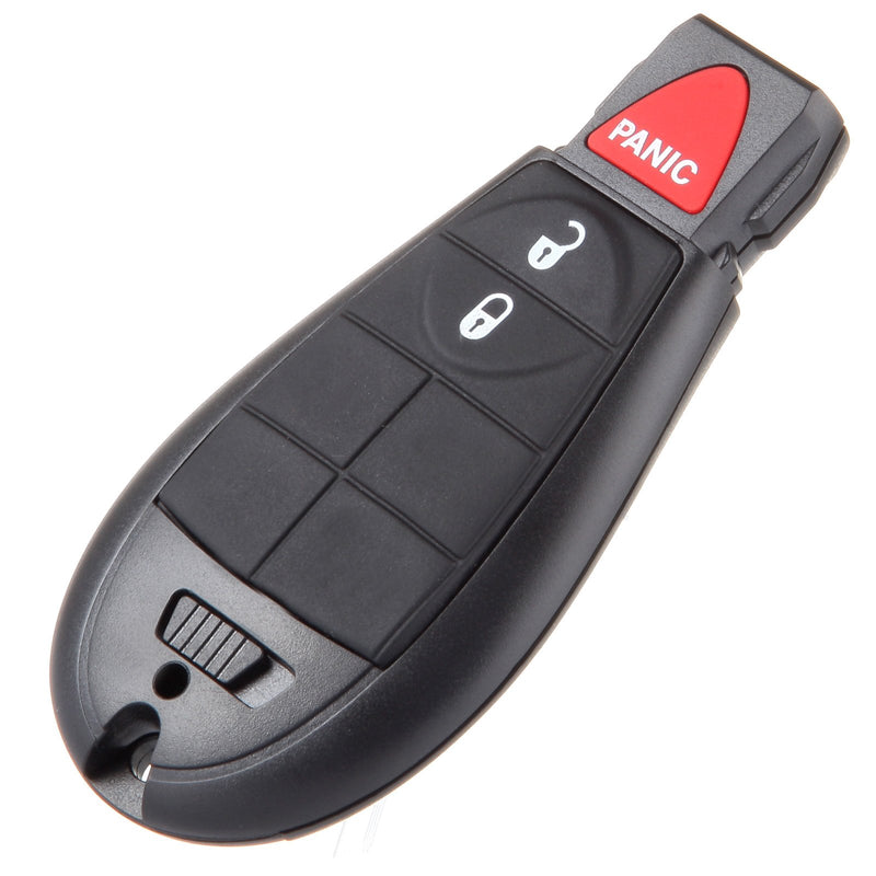  [AUSTRALIA] - cciyu 1PC Uncut 3 Buttons Key Fob Keyless Entry Remote Fob Replacement fit for 08-15 Dodge Chrysler IYZ-C01C-30