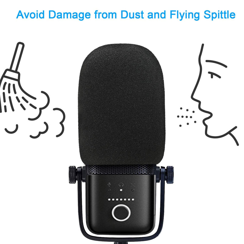  [AUSTRALIA] - Wave 3 Pop Filter - Professional Mic Windscreen Foam Cover Compatible with Elgato Wave USB Condenser Microphone to Reduce  Pops and Hisses by SUNMON