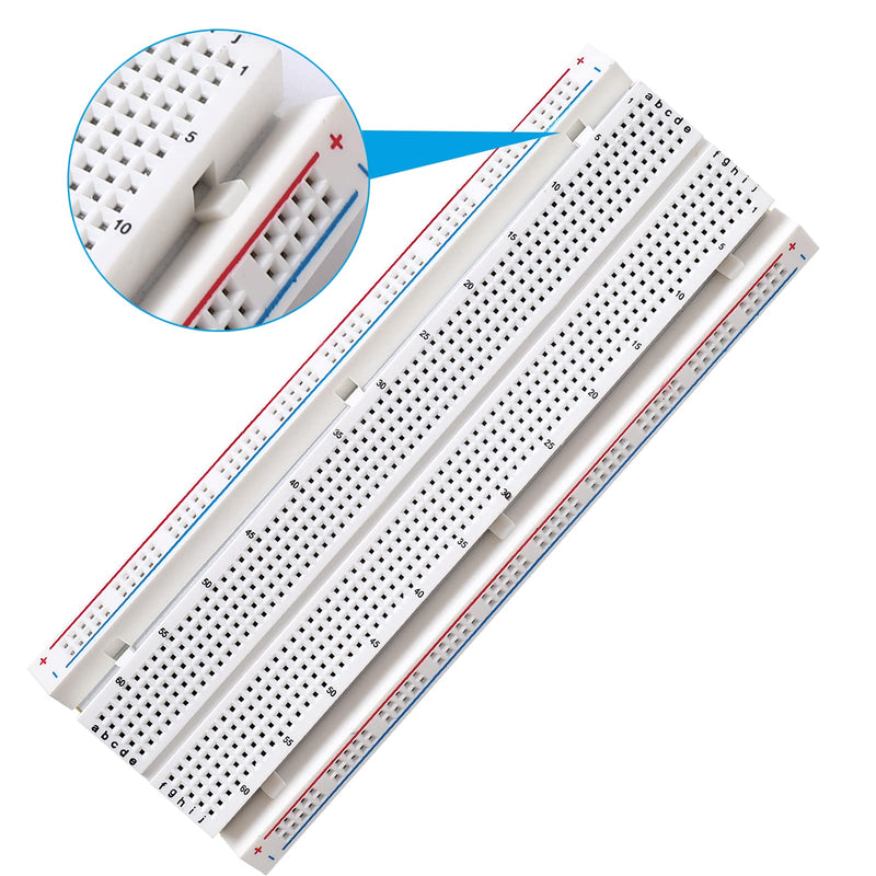  [AUSTRALIA] - DEYUE 3 Set of Solderless Prototype Breadboard 830 tie Points Breadboard 3PCS 830