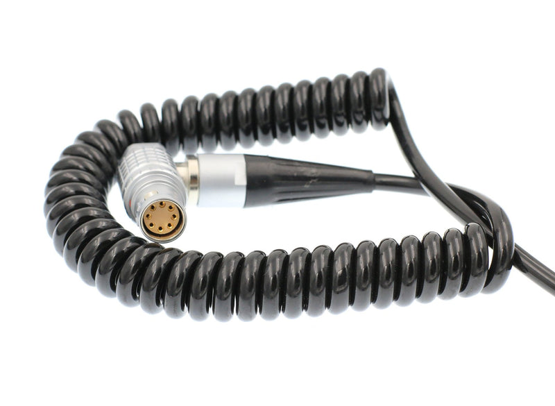  [AUSTRALIA] - DRRI D-tap to FHJ.2B.308 Female Coiled Cable for Arri Alexa Mini Camera FHG 8P coiled cable