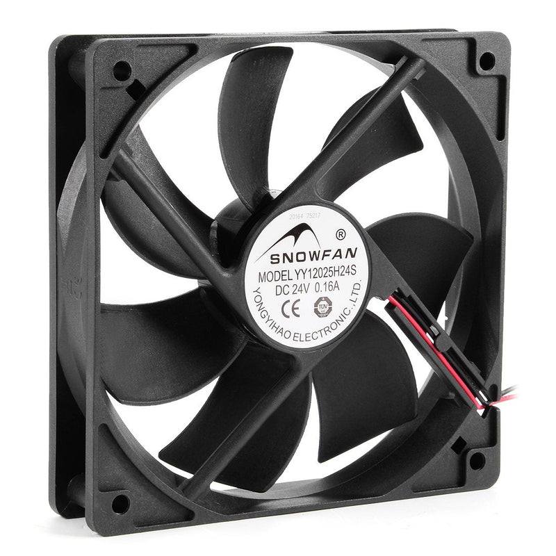  [AUSTRALIA] - uxcell 120mm x 25mm 24V DC Cooling Fan Long Life Sleeve Bearing Computer Case Fan