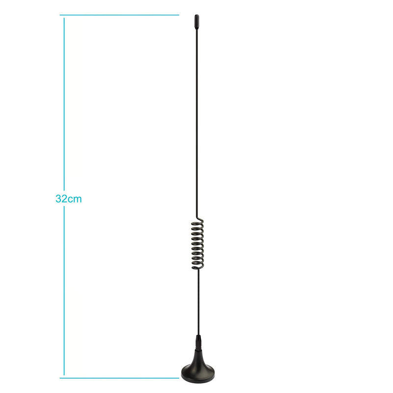 Bingfu Dual Band 978MHz 1090MHz 5dBi Magnetic Base SMA Male MCX Antenna for Aviation Dual Band 978MHz 1090MHz ADS-B Receiver RTL SDR Software Defined Radio USB Stick Dongle Tuner Receiver 1-Pack - LeoForward Australia