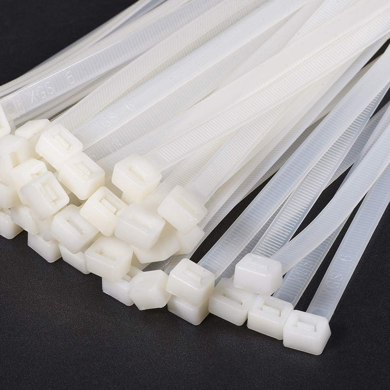  [AUSTRALIA] - uxcell Nylon Cable Ties 20 Inch Self-Locking Zip Ties 0.2 Inch Width White 50pcs