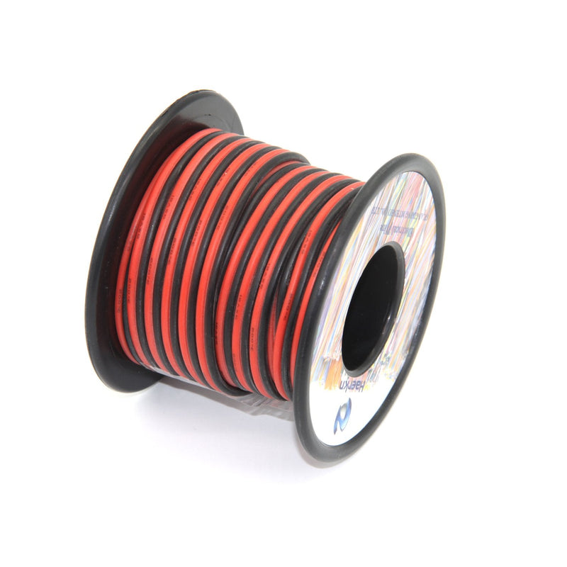  [AUSTRALIA] - 18awg 0.8mm² silicone electrical wire cable 2x20 meters oxygen-free high temperature resistant stranded tinned copper wire 0.8mm²/18awg-20meter black-20meter red