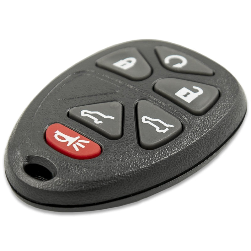  [AUSTRALIA] - Keyless2Go Keyless Entry Car Key Replacement for Vehicles That Use 6 Button 15913427 OUC60270 Remote, Self-programming